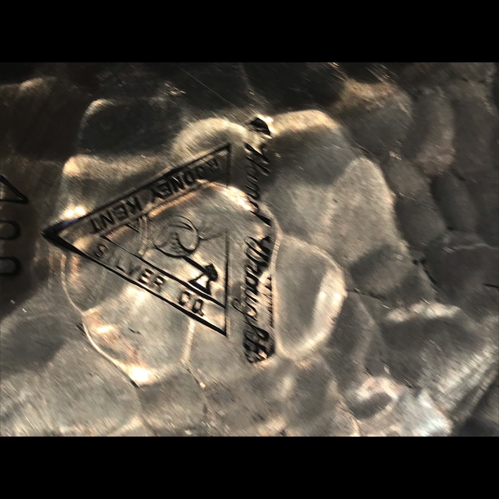MID CENTURY MODERN ETCHED ALUMINUM TRAY by RODNEY KENT - Picture 15 of 15